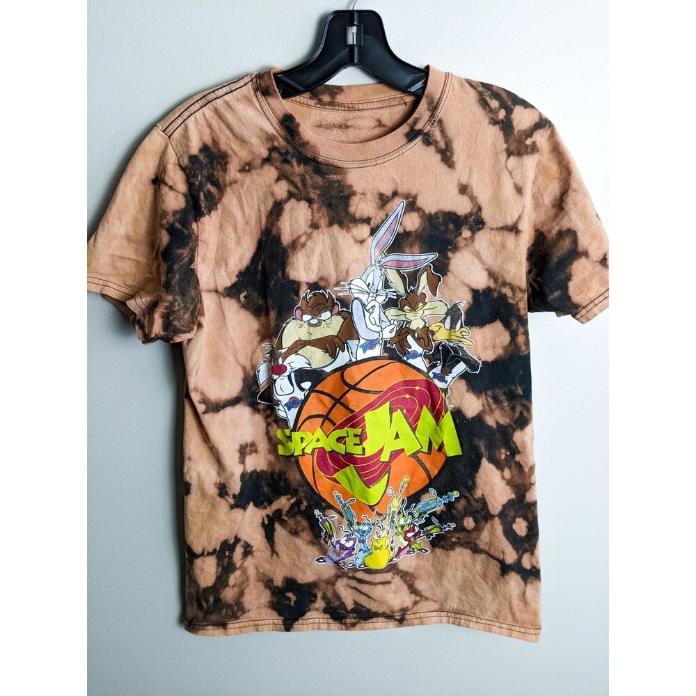 Space Jam Tie Dye Graphic T Shirt Medium
